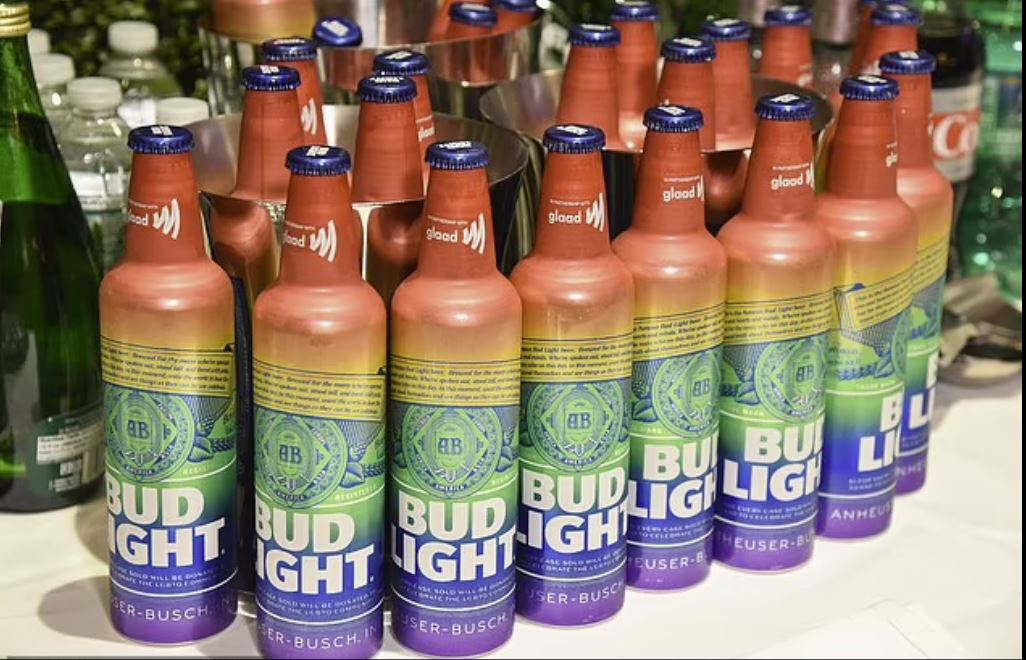 Bud Light, released a Pride month line of beer